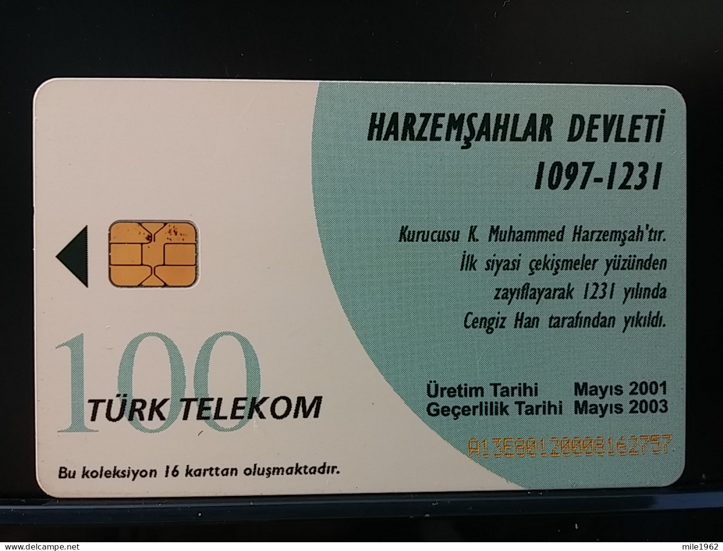 T-261 - TURKEY, TELECARD, PHONECARD, - Turkije