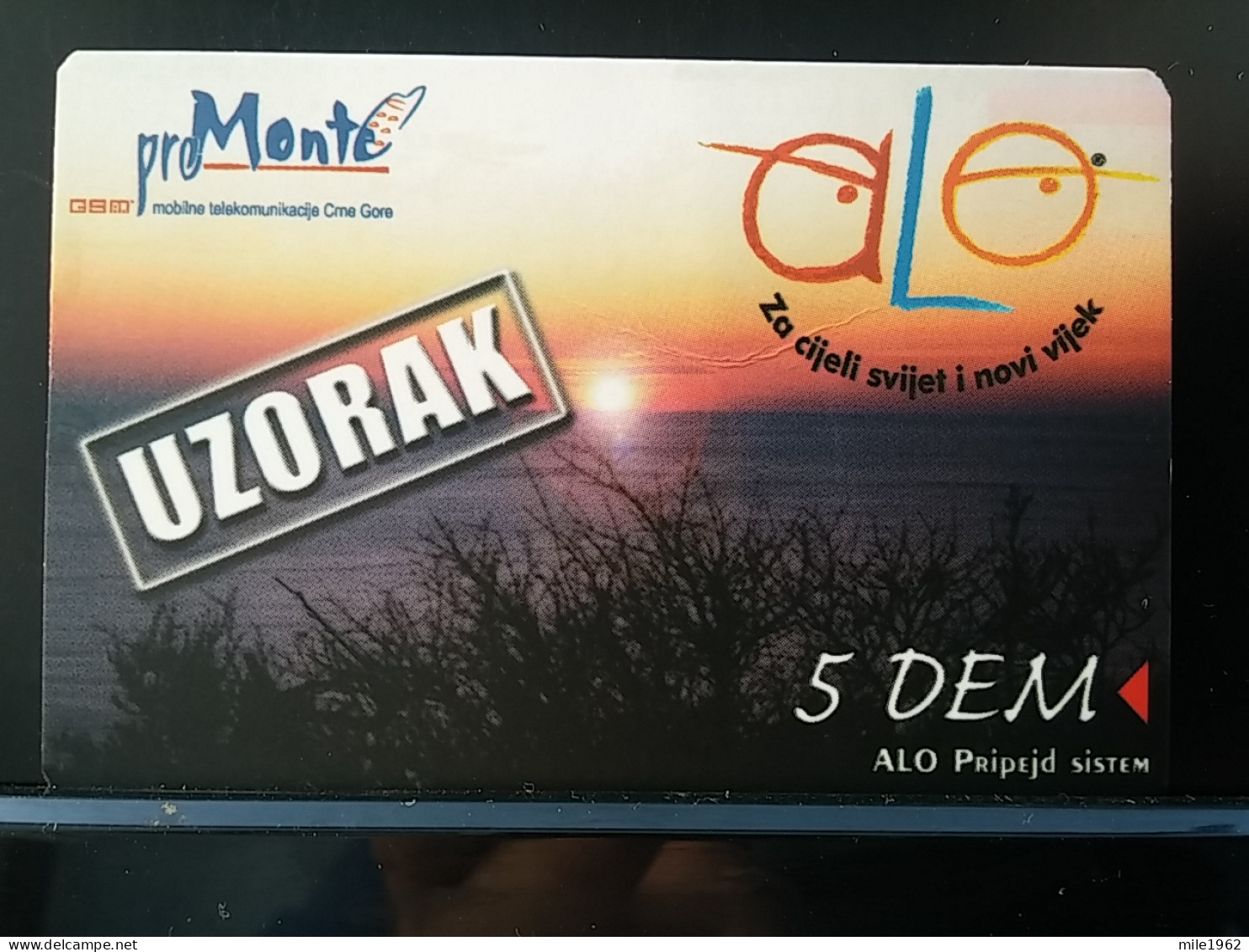 T-263 - MONTENEGRO, TELECARD, PHONECARD,  - Montenegro