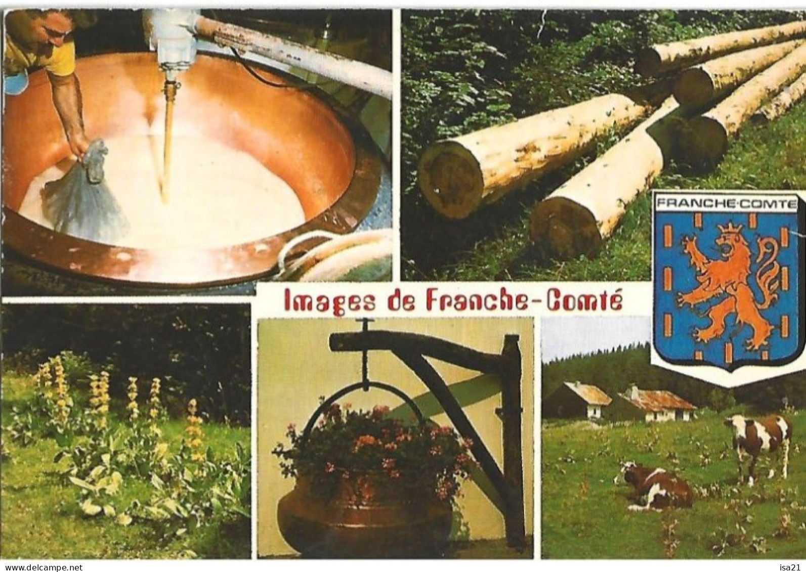 Carte Postale: Images De FRANCHE-COMTE. Plusieurs Vues. - Franche-Comté