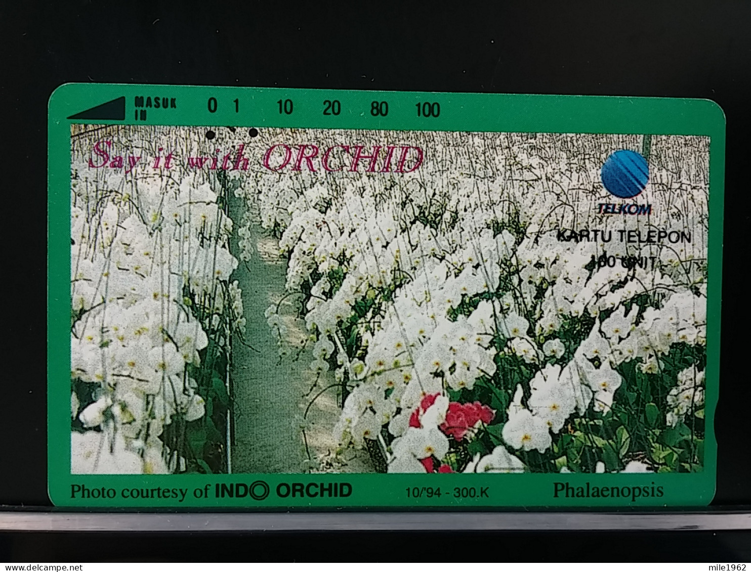 T-269 - INDONESIA, TELECARD, PHONECARD, FLOWER, FLEUR,  - Indonésie