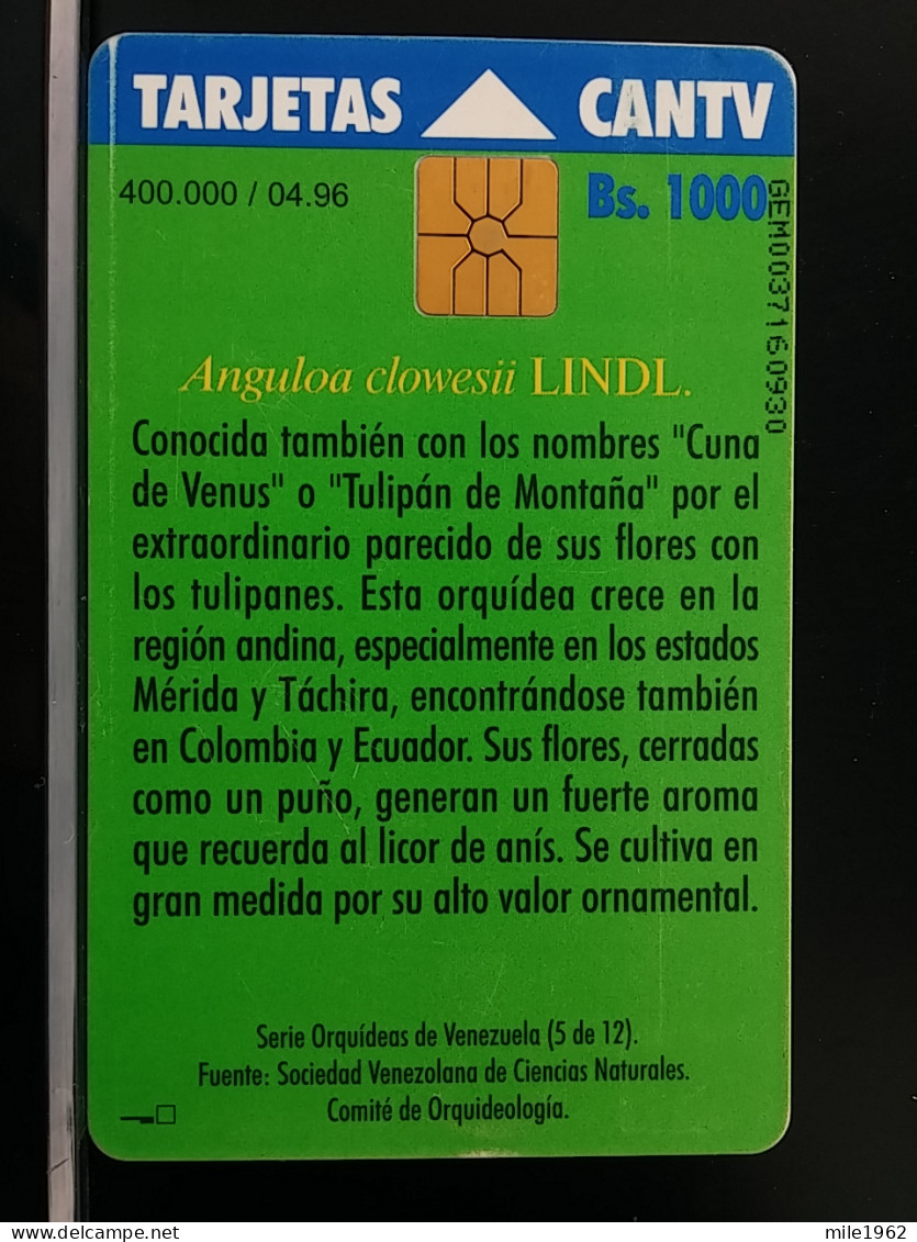 T-269 - VENEZUELA, TELECARD, PHONECARD, FLOWER, FLEUR - Venezuela