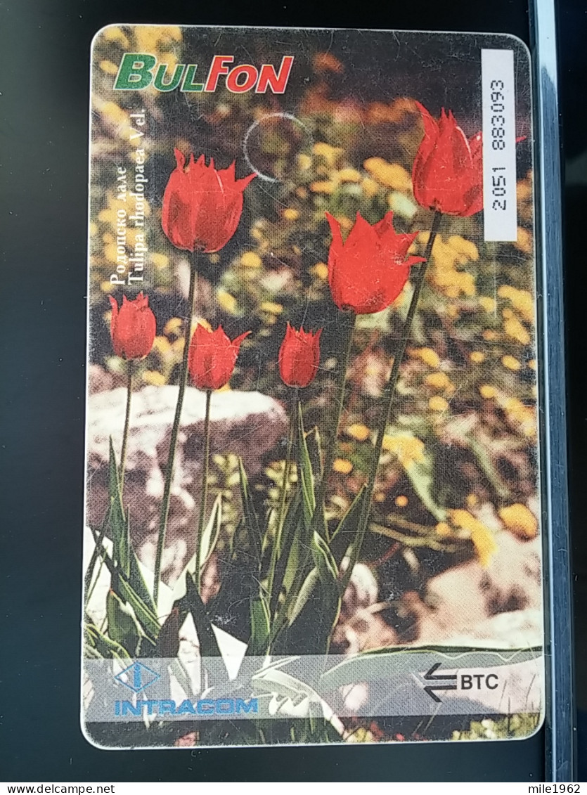 T-271 - BULGARIA TELECARD, PHONECARD, FLOWER, FLEUR,  - Bulgarien