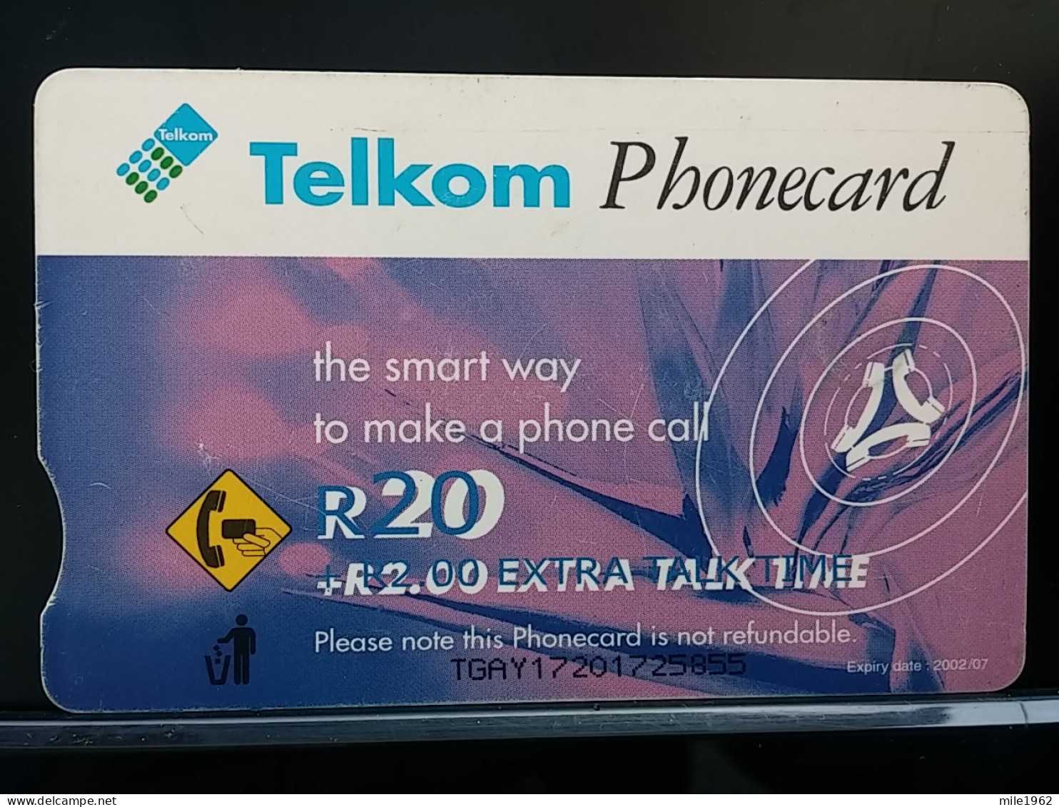 T-271 - SOUTH AFRICA TELECARD, PHONECARD, FLOWER, FLEUR,  - Sudafrica