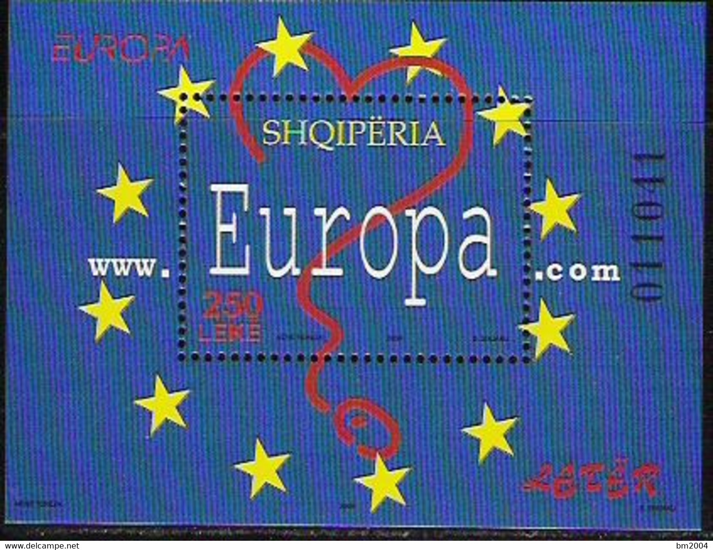 2008 Albanien Mi. Bl. 172 ** MNH Europa Der Brief - 2008