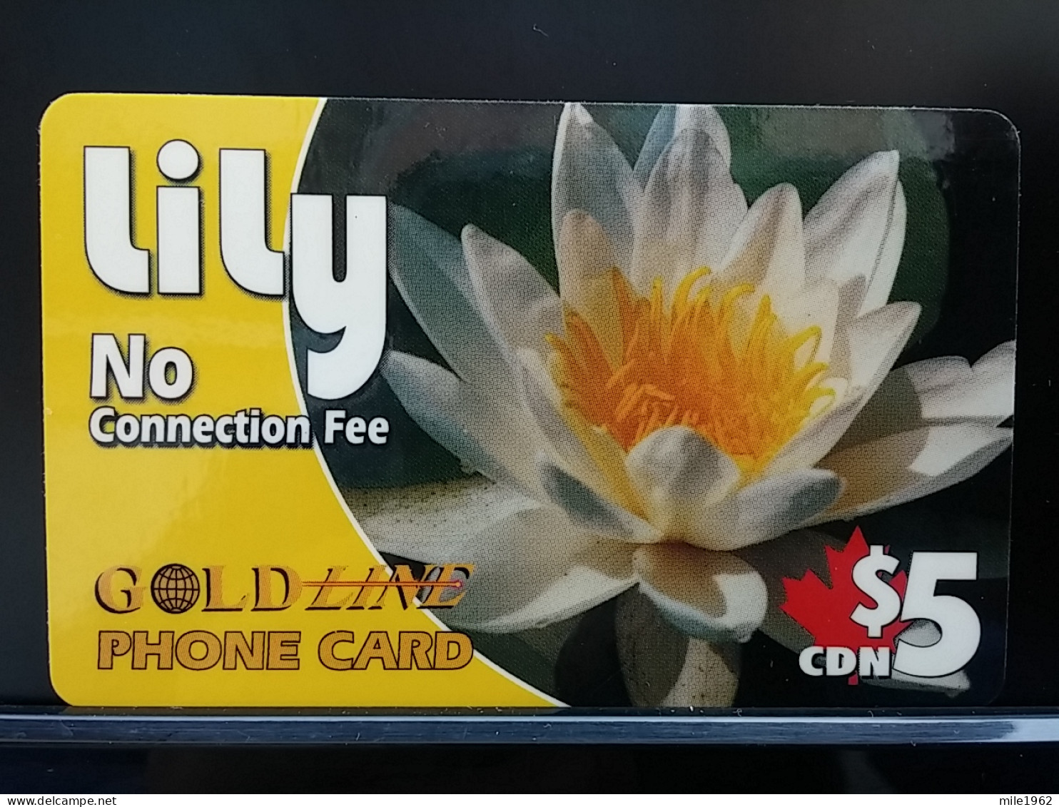 T-272 - CANADA, TELECARD, PHONECARD, FLOWER, FLEUR, LILY - Kanada