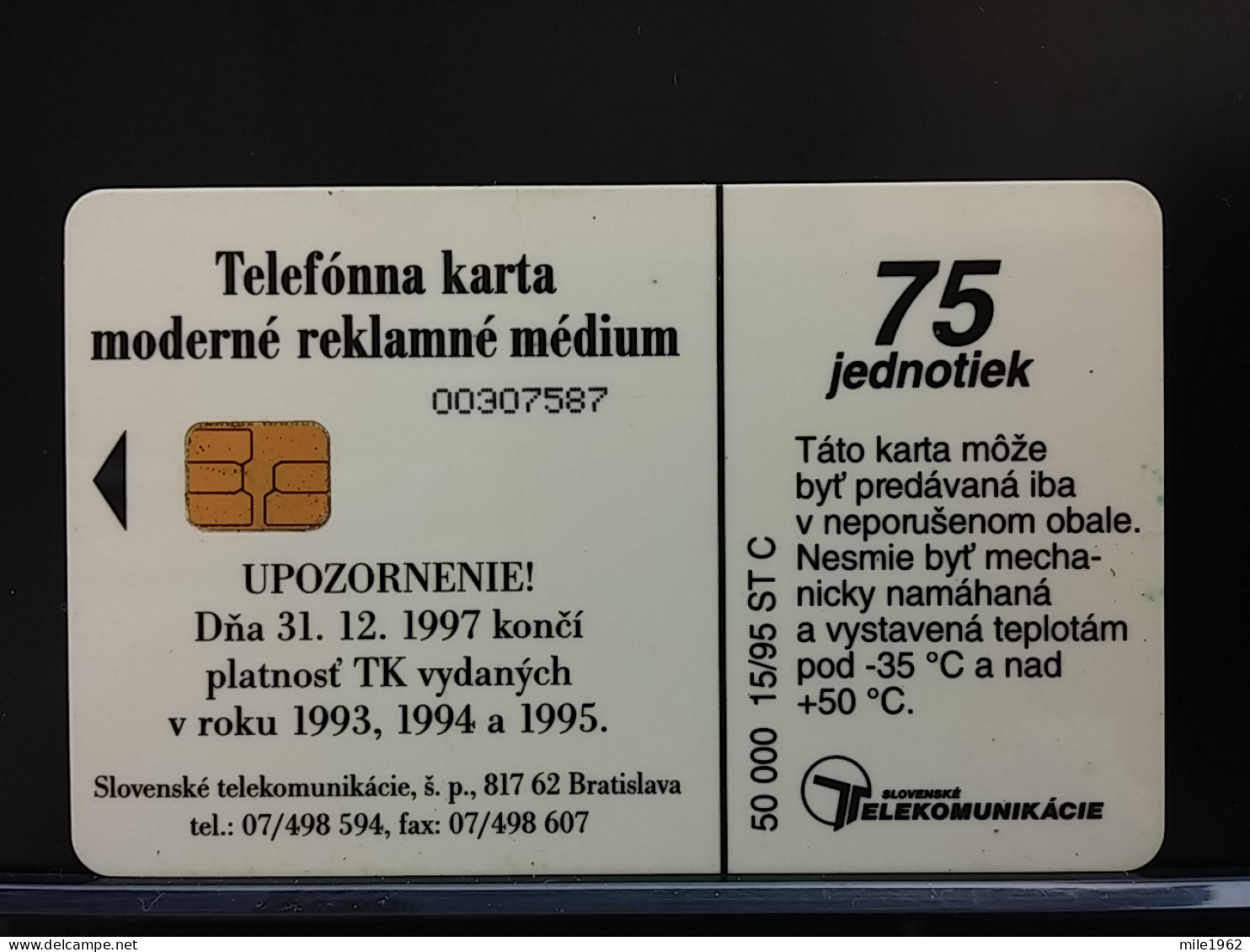 T-272 - SLOVAKIA, TELECARD, PHONECARD, FLOWER, FLEUR,  - Slovaquie