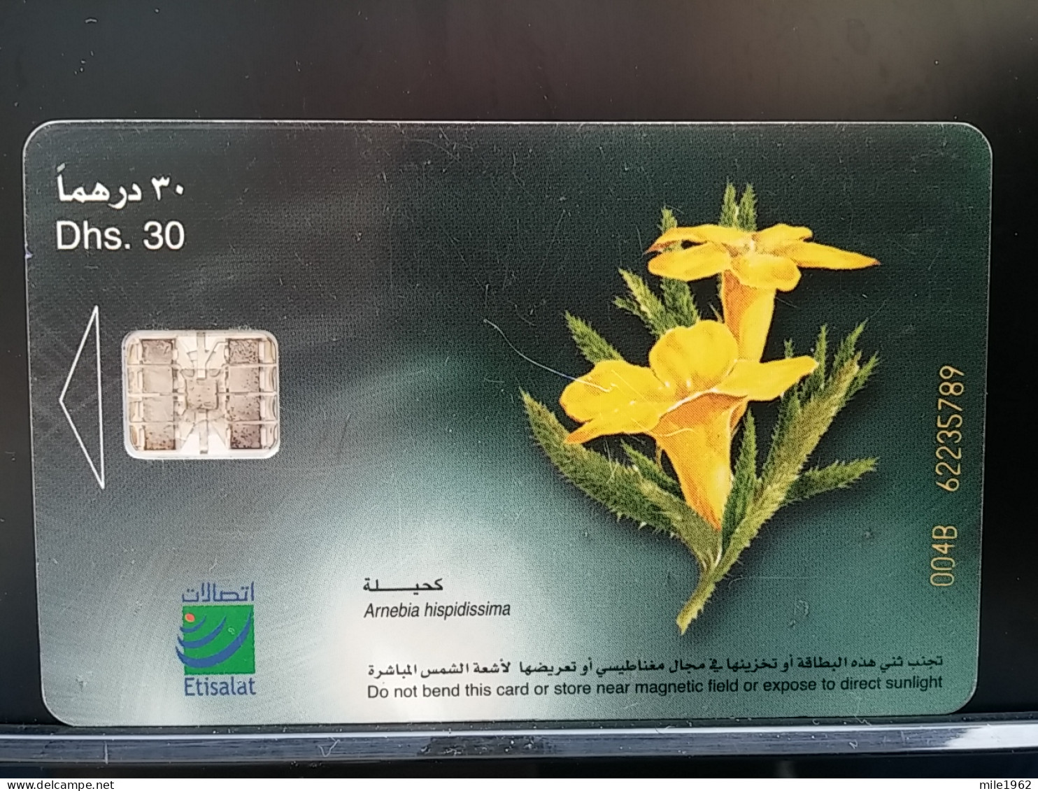 T-273 - UAE, TELECARD, PHONECARD, FLOWER, FLEUR,  - United Arab Emirates