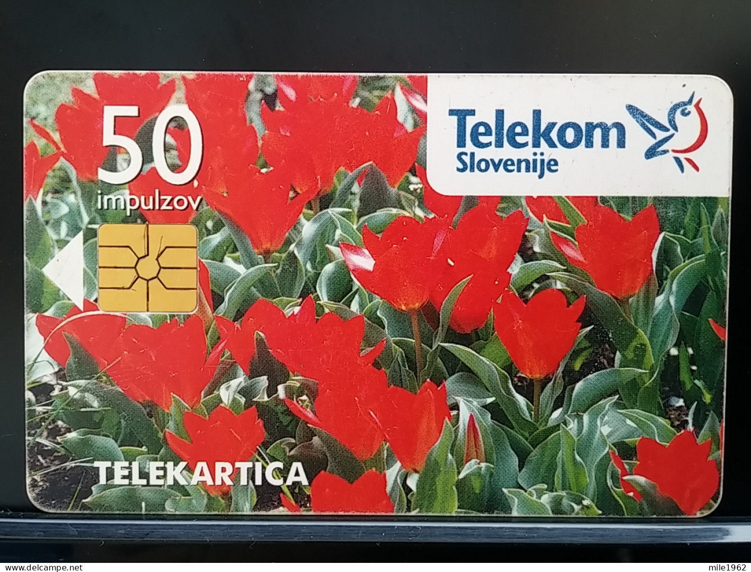 T-274 - SLOVENIA TELECARD, PHONECARD, FLOWER, FLEUR - Slovenia