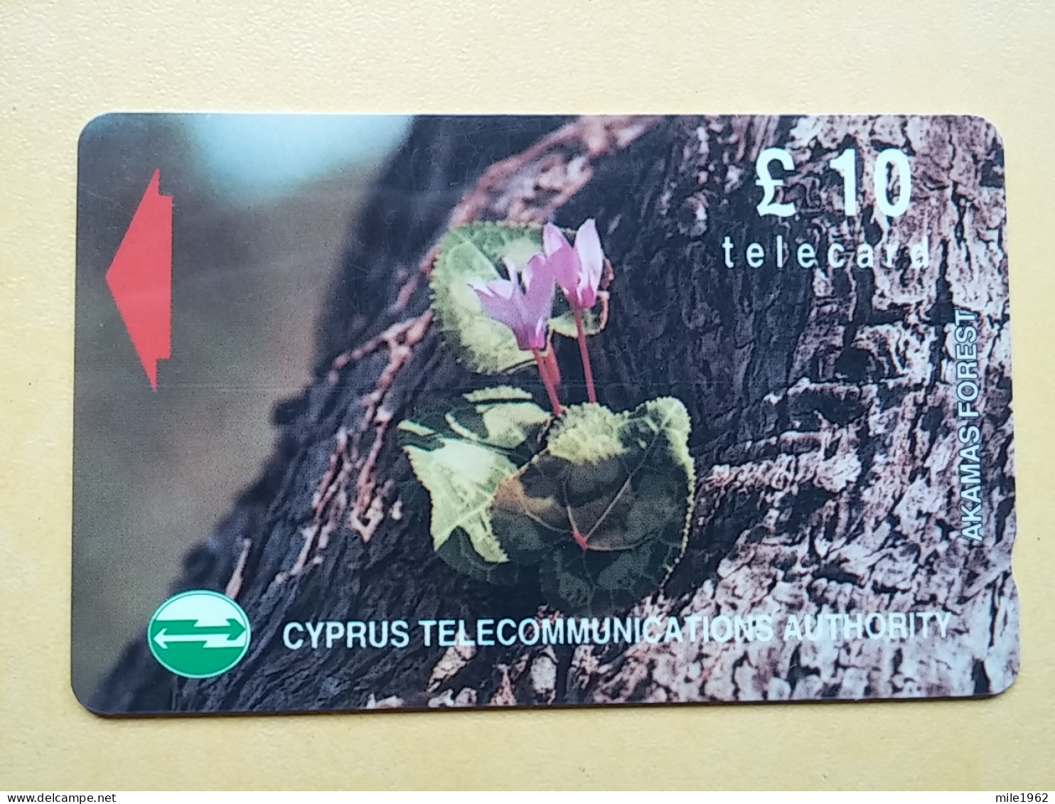 T-277 - CYPRUS TELECARD, PHONECARD, FLOWER, FLEUR,  - Cyprus