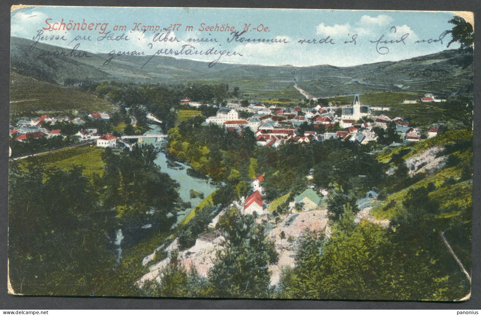 SCHONBERG Am KAMP AUSTRIA, Year 1917 - Gars Am Kamp