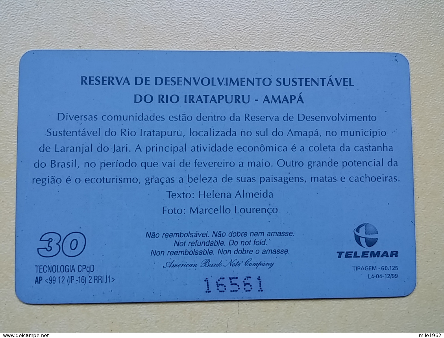 T-281 - BRASIL, BRAZIL TELECARD, PHONECARD, - Brésil