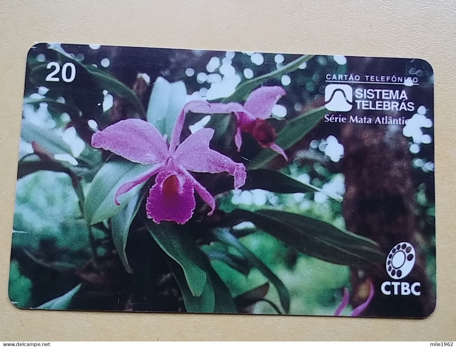 T-281 - BRASIL, BRAZIL TELECARD, PHONECARD, FLOWER, FLEUR,  - Brésil