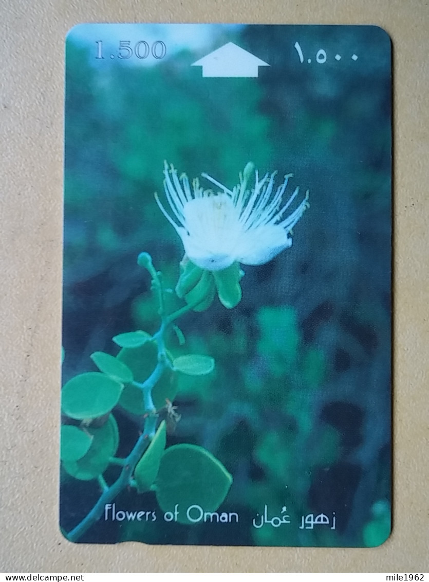 T-281 - OMAN TELECARD, PHONECARD, FLOWER, FLEUR,  - Oman