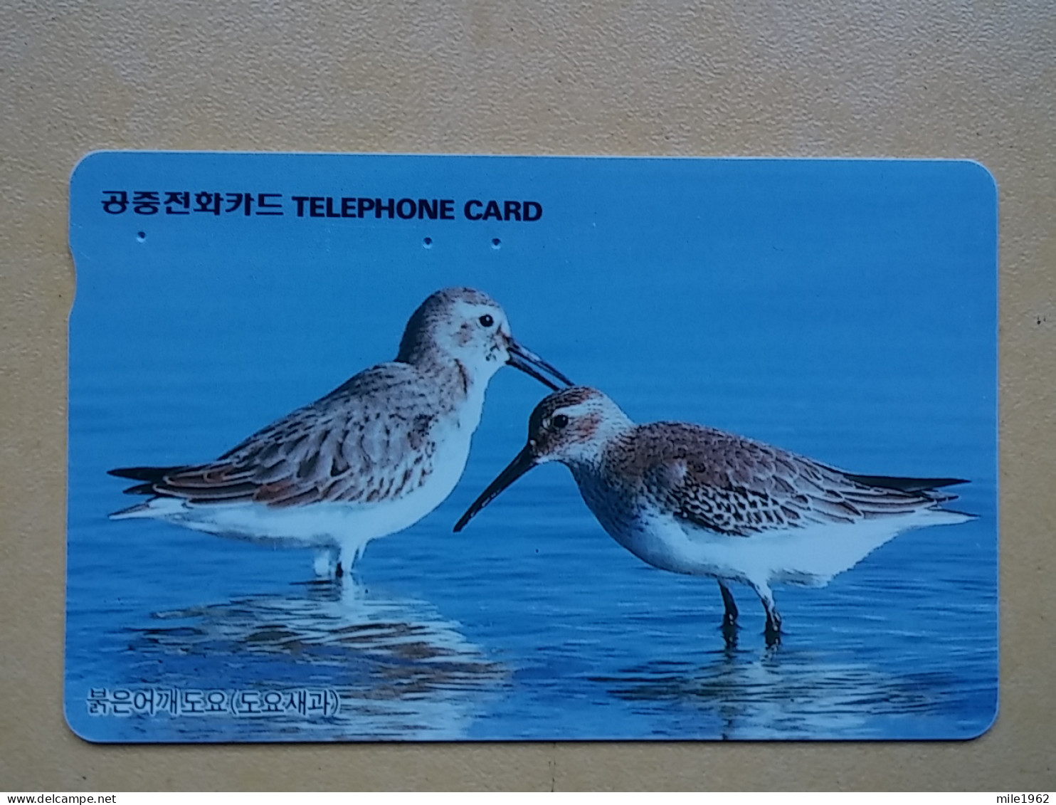 T-284 - KOREA, TELECARD, PHONECARD, BIRD, OISEAU,  - Corée Du Sud