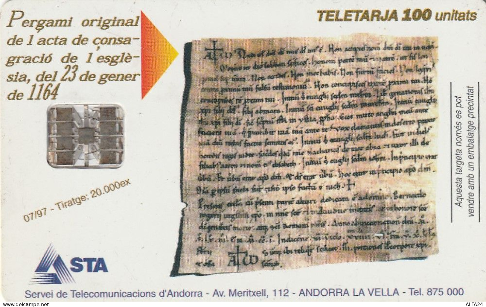 PHONE CARD ANDORRA (E92.1.8 - Andorre