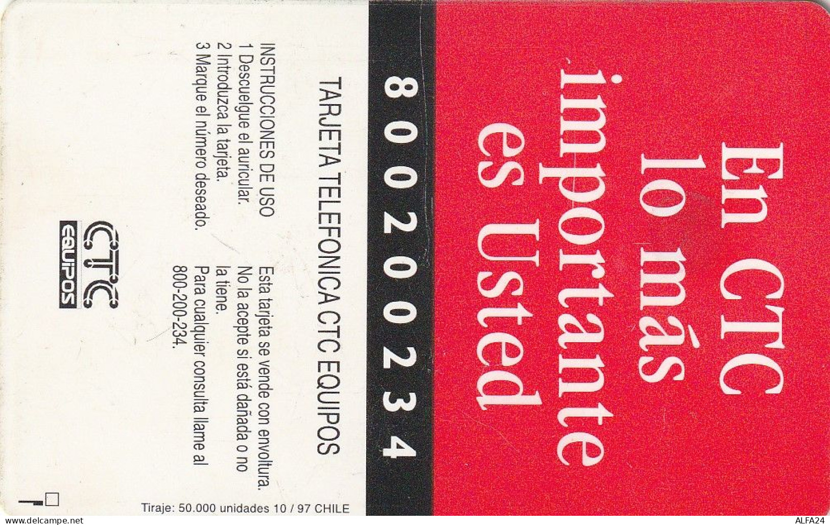 PHONE CARD CILE (E92.1.6 - Chile