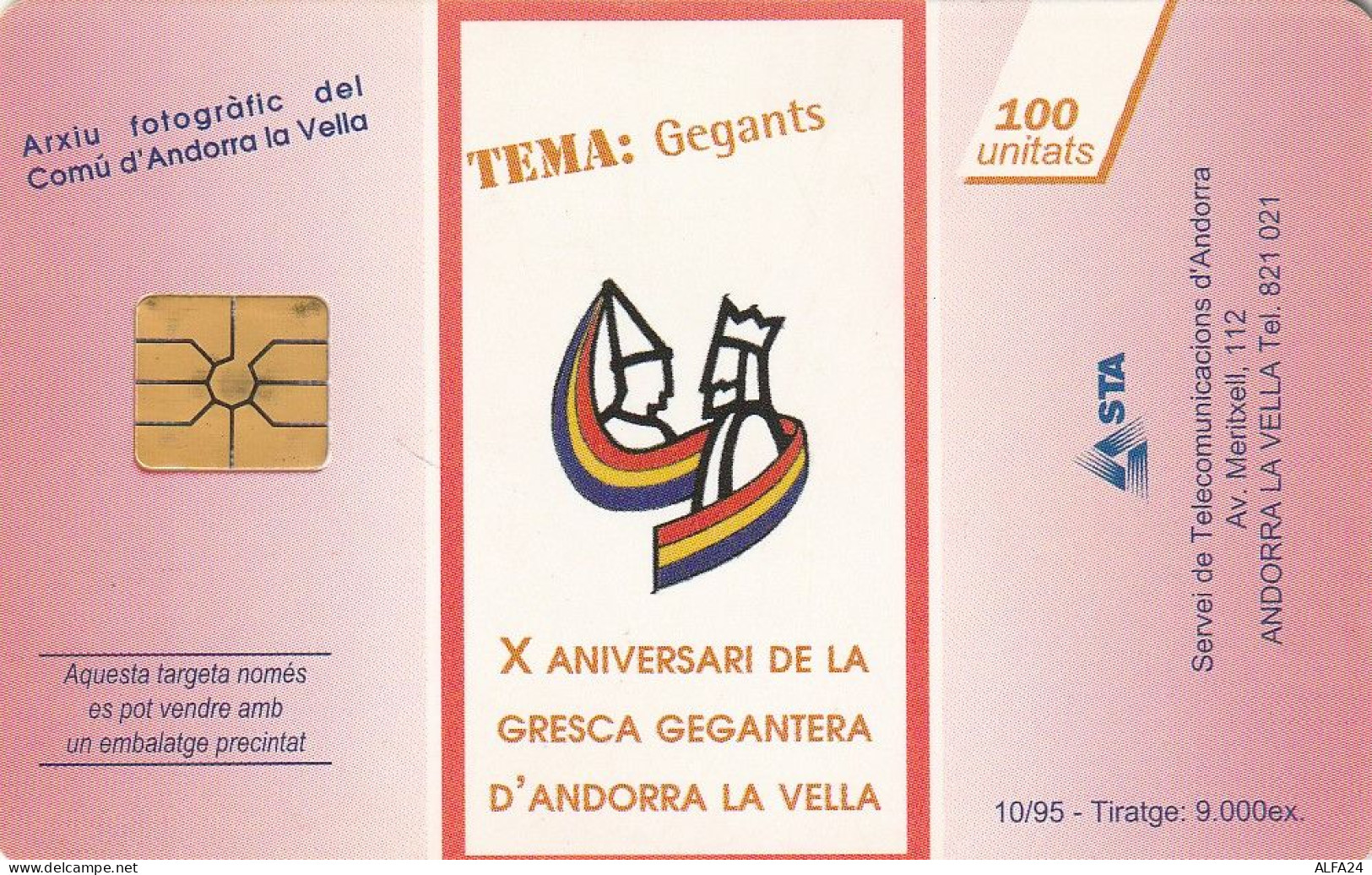 PHONE CARD ANDORRA (E91.11.4 - Andorre