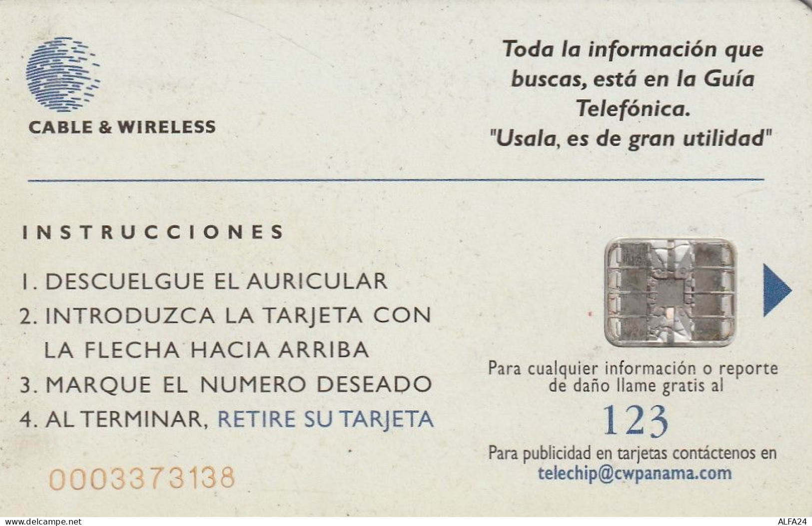 PHONE CARD PANAMA (E90.23.5 - Panama