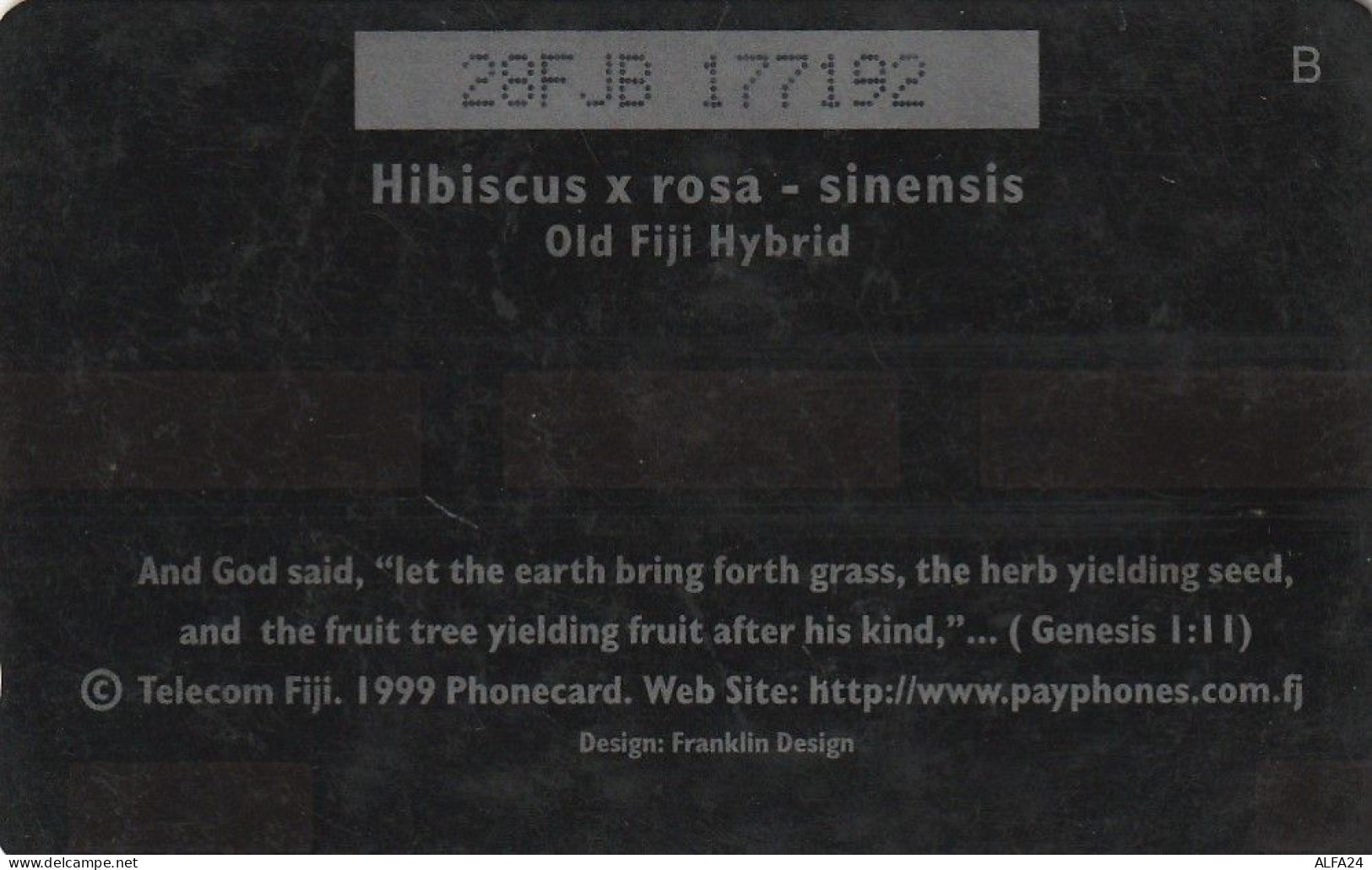 PHONE CARD FIJI (E89.16.6 - Fidschi