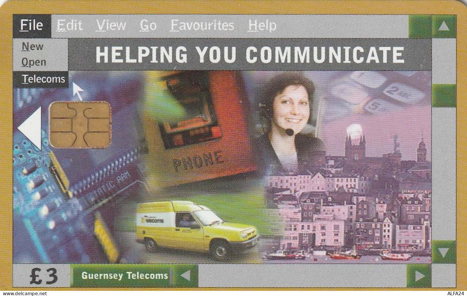 PHONE CARD GUERNSEY (E89.4.8 - Jersey Et Guernesey