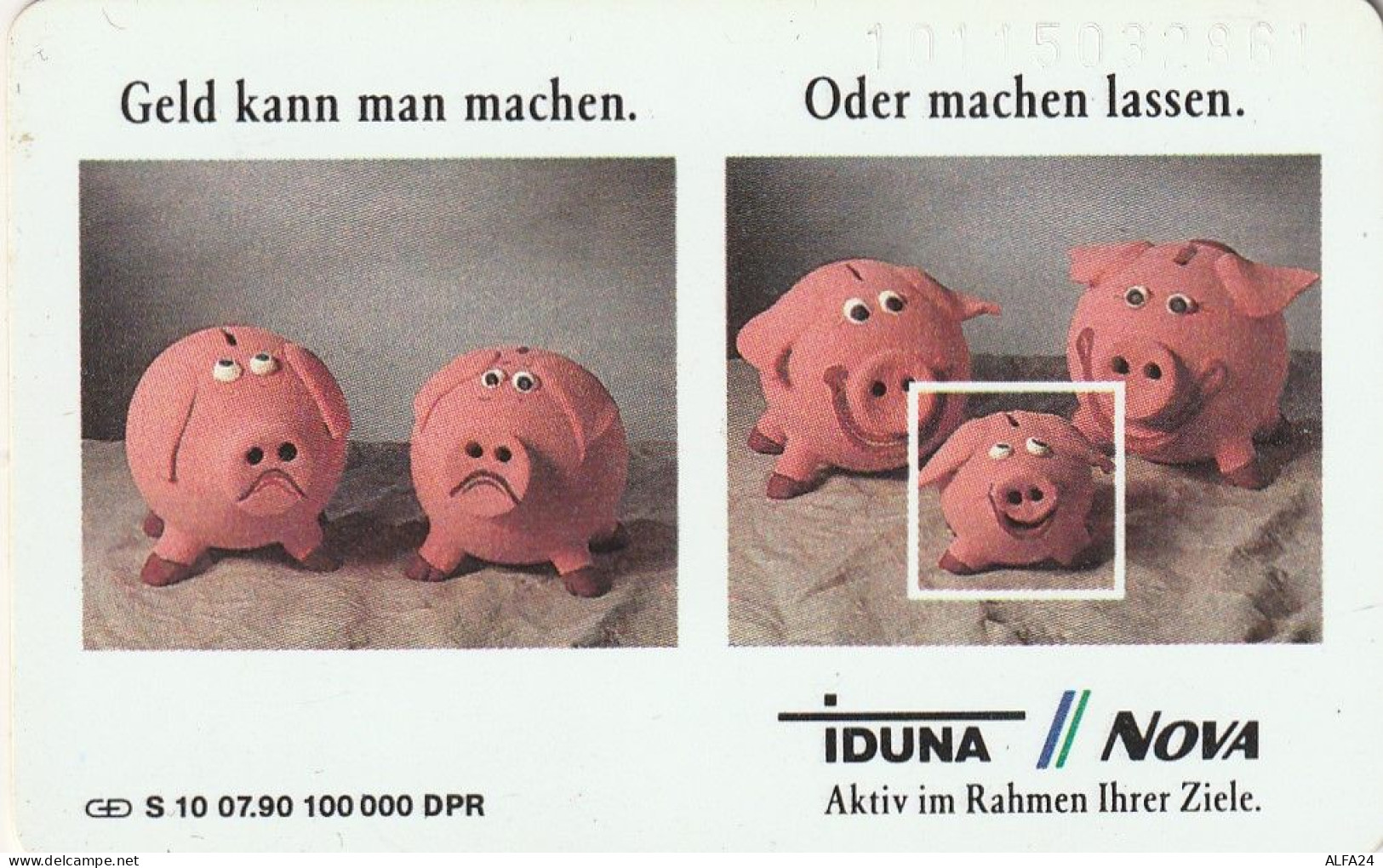 PHONE CARD GERMANIA SERIE S TIR 100000 (E85.45.4 - S-Reeksen : Loketten Met Reclame Van Derden