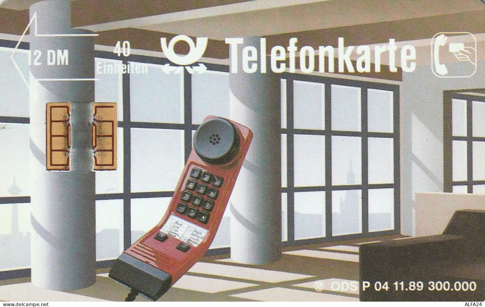 PHONE CARD GERMANIA SERIE P TIR 300000 (E85.43.7 - P & PD-Series: Schalterkarten Der Dt. Telekom