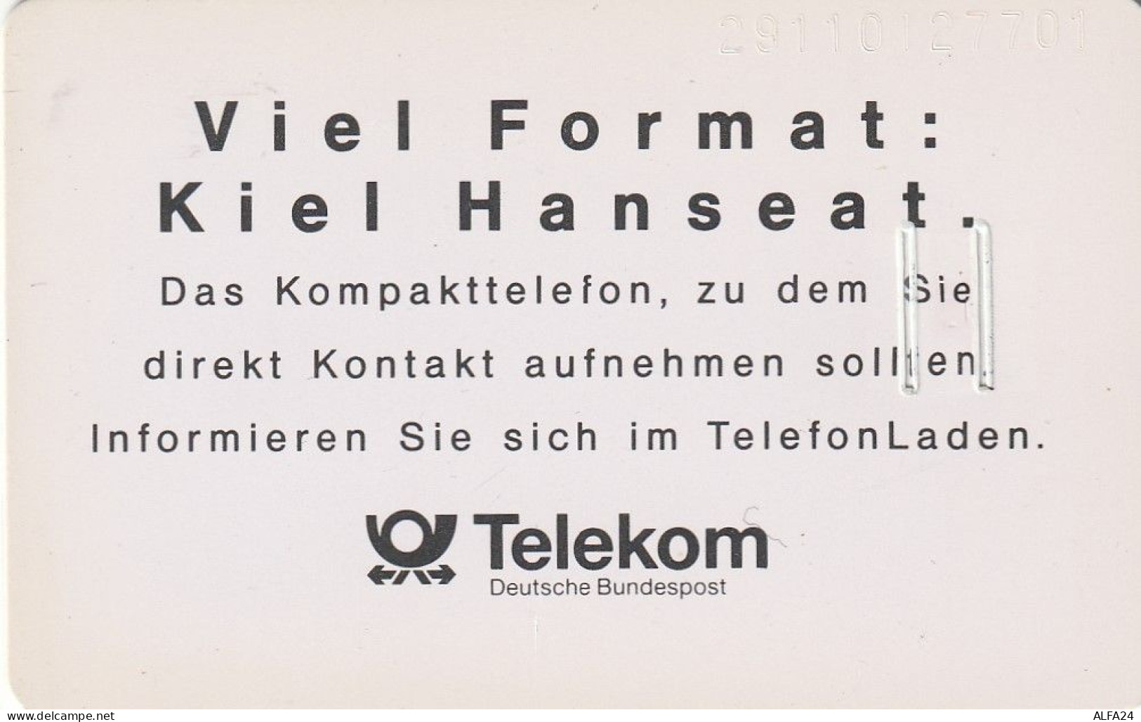PHONE CARD GERMANIA SERIE P TIR 300000 (E85.43.7 - P & PD-Series: Schalterkarten Der Dt. Telekom