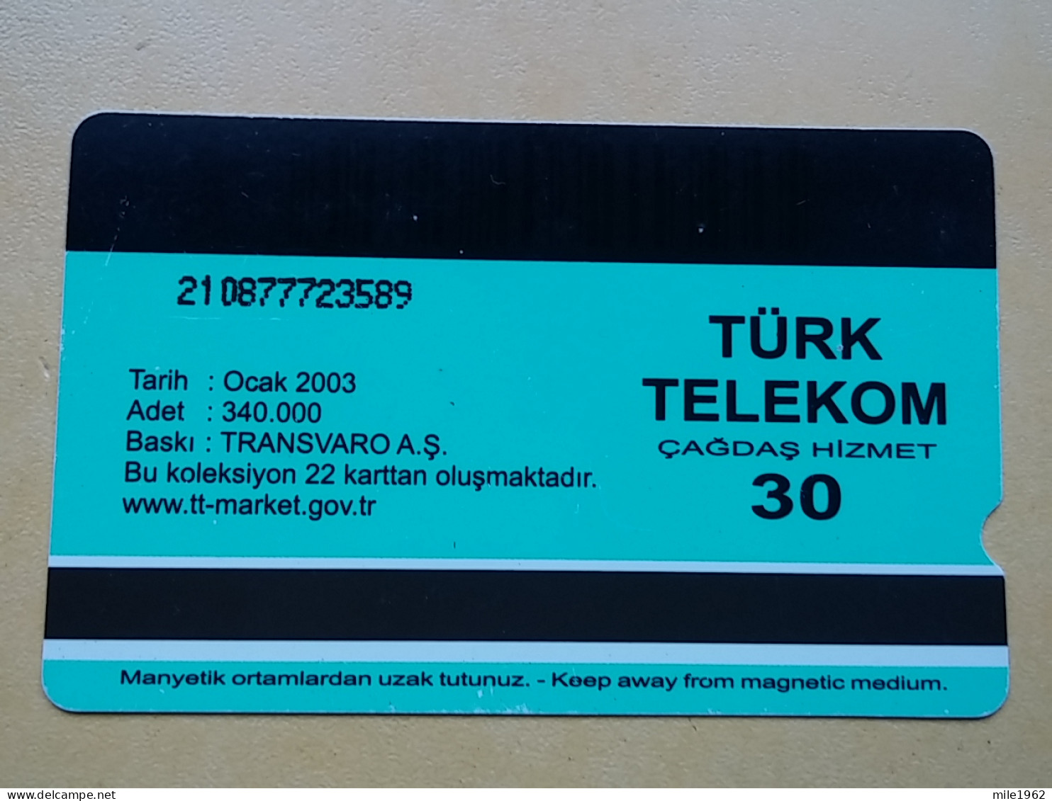 T-285 - TURKEY, TELECARD, PHONECARD, BIRD, OISEAU, - Turkije