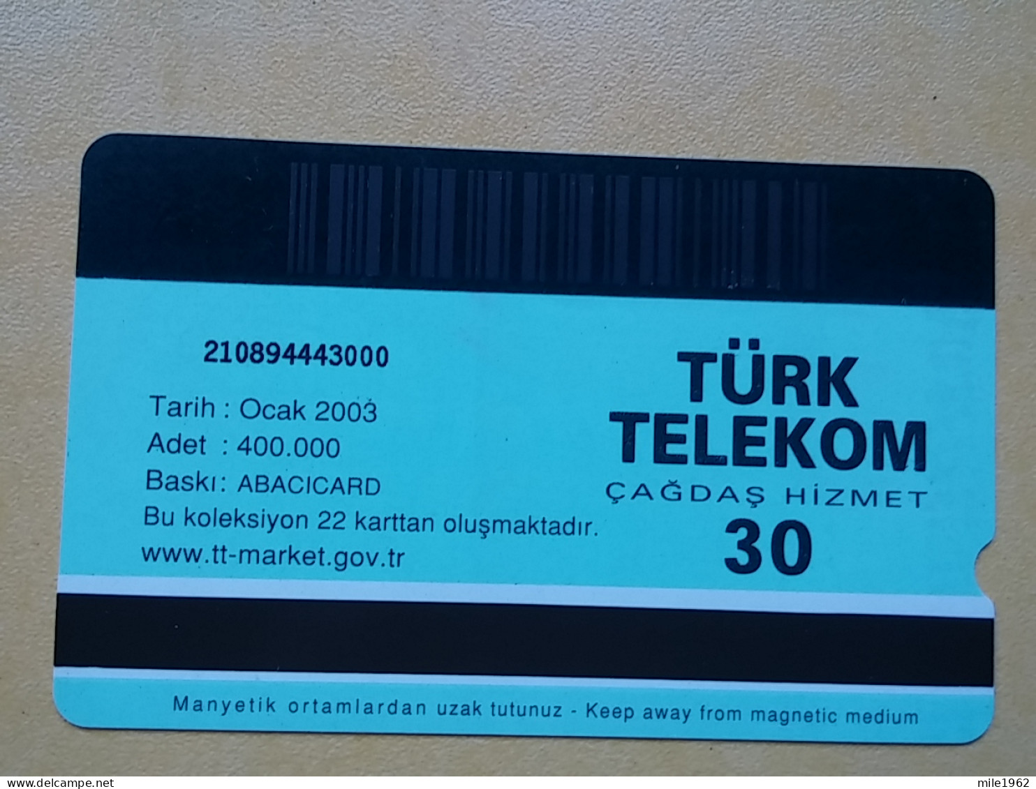 T-285 - TURKEY, TELECARD, PHONECARD, BIRD, OISEAU, - Turkije