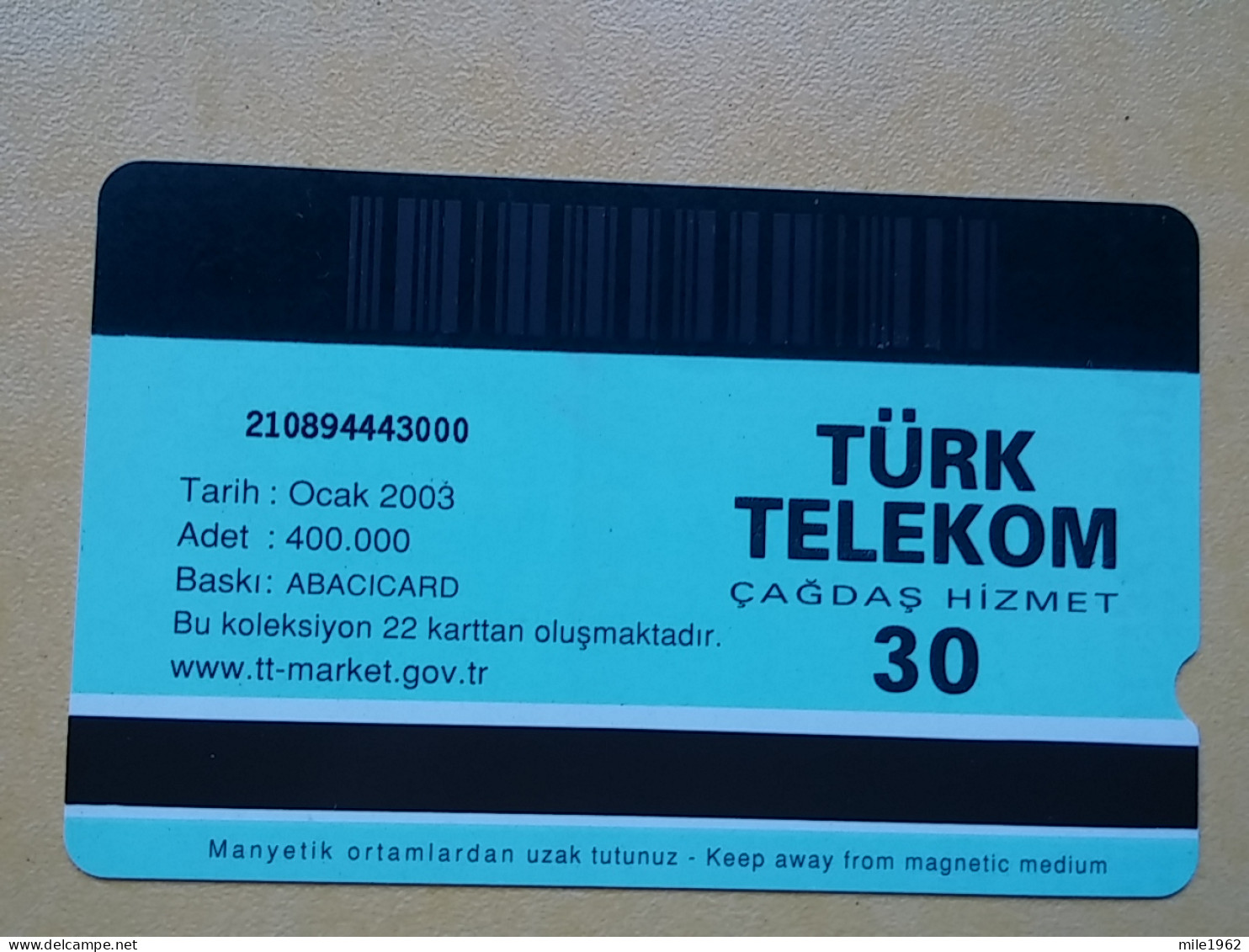 T-285 - TURKEY, TELECARD, PHONECARD, BIRD, OISEAU, - Türkei