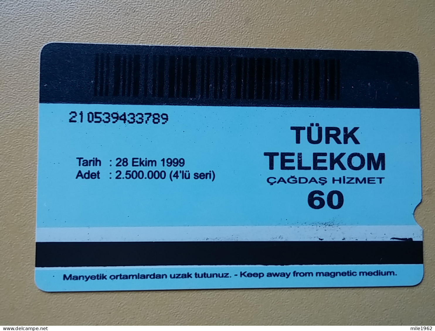 T-285 - TURKEY, TELECARD, PHONECARD, BIRD, OISEAU, - Turkije