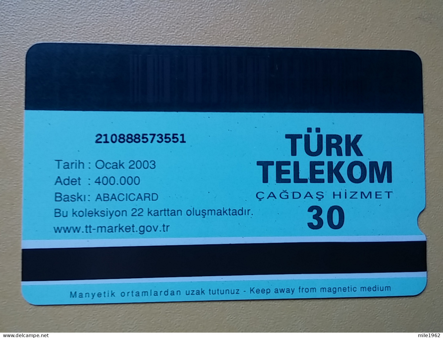 T-285 - TURKEY, TELECARD, PHONECARD, BIRD, OISEAU, PERROQUET, PARROT - Turchia