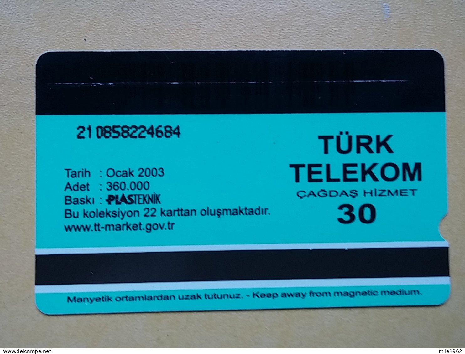 T-285 - TURKEY, TELECARD, PHONECARD, BIRD, OISEAU, SWAN - Turchia