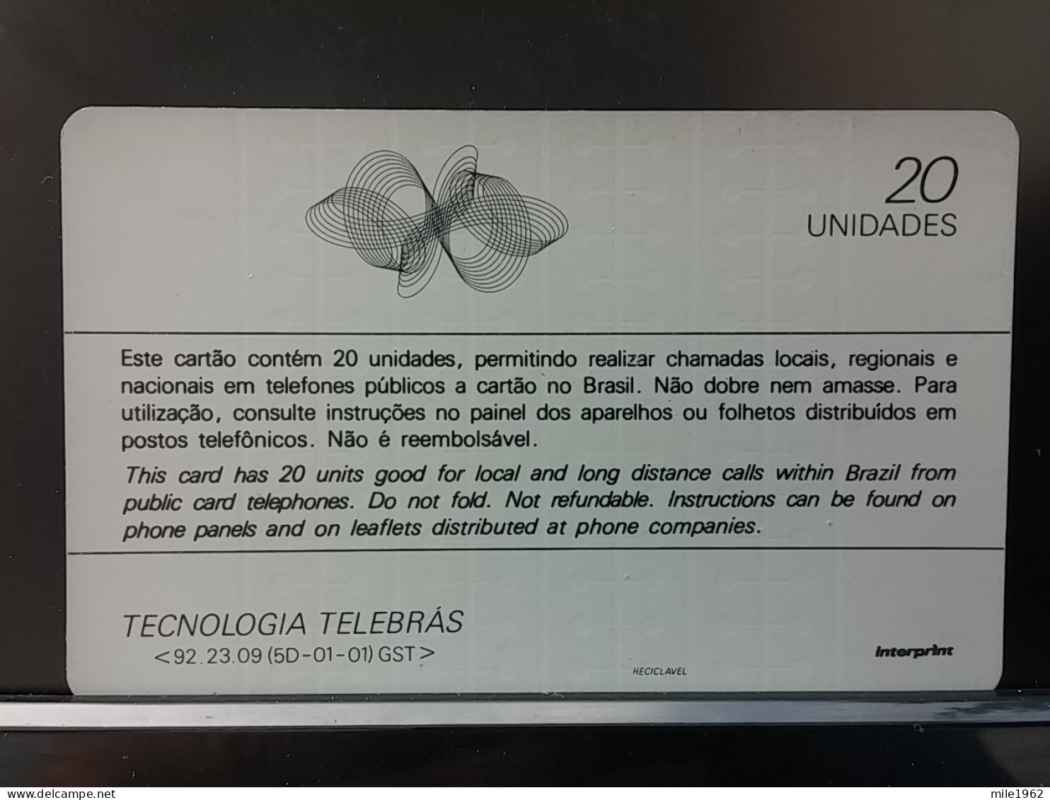 T-288 - BRASIL , BRAZIL TELECARD, PHONECARD, BIRD, OISEAU - Brésil