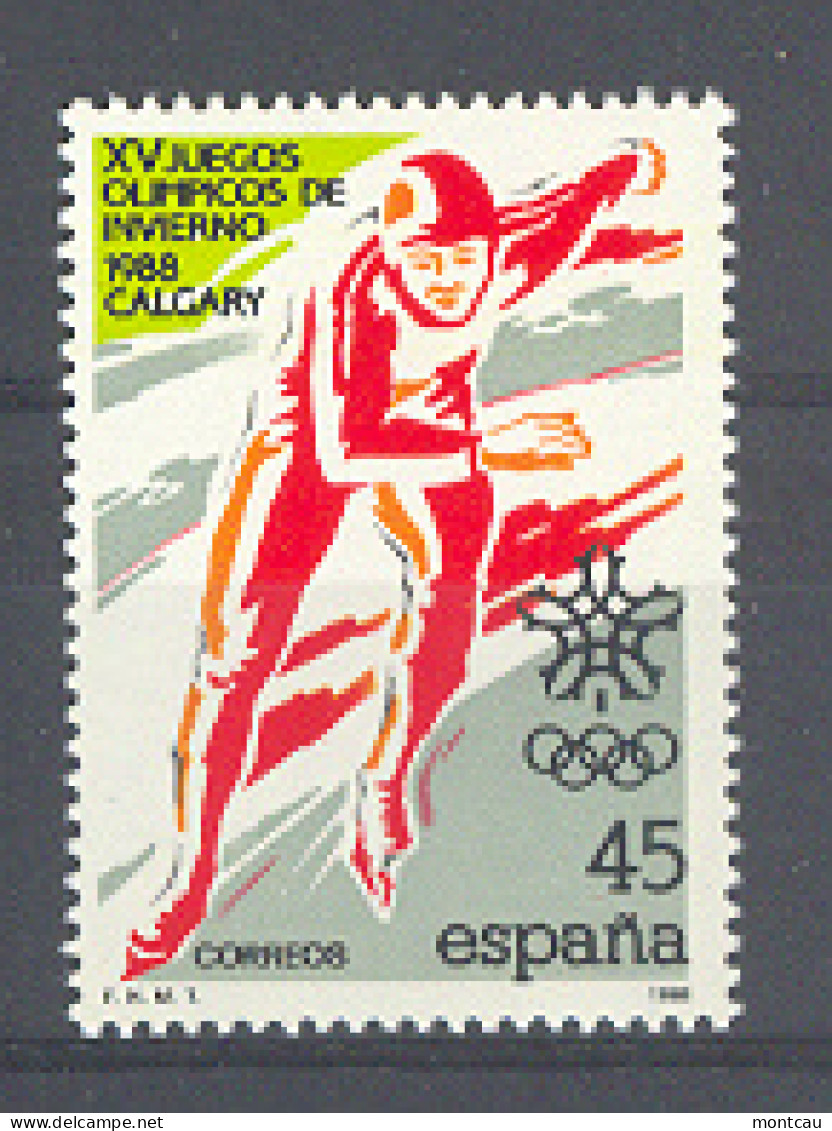 Spain 1988 - JJOO Calgary Ed 2932 (**) - Hiver 1988: Calgary