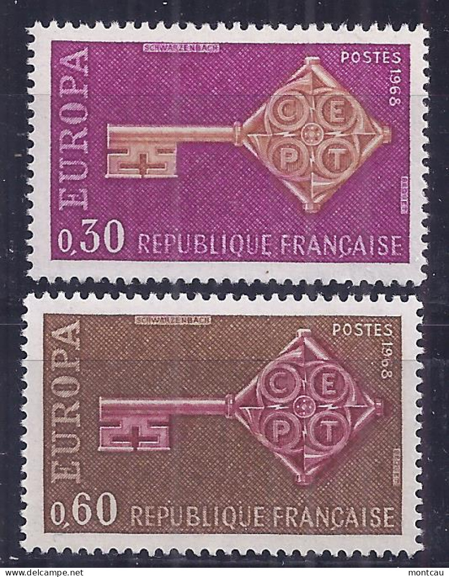 Francia 1968. Europa YT = 1556-57 (**) - 1968