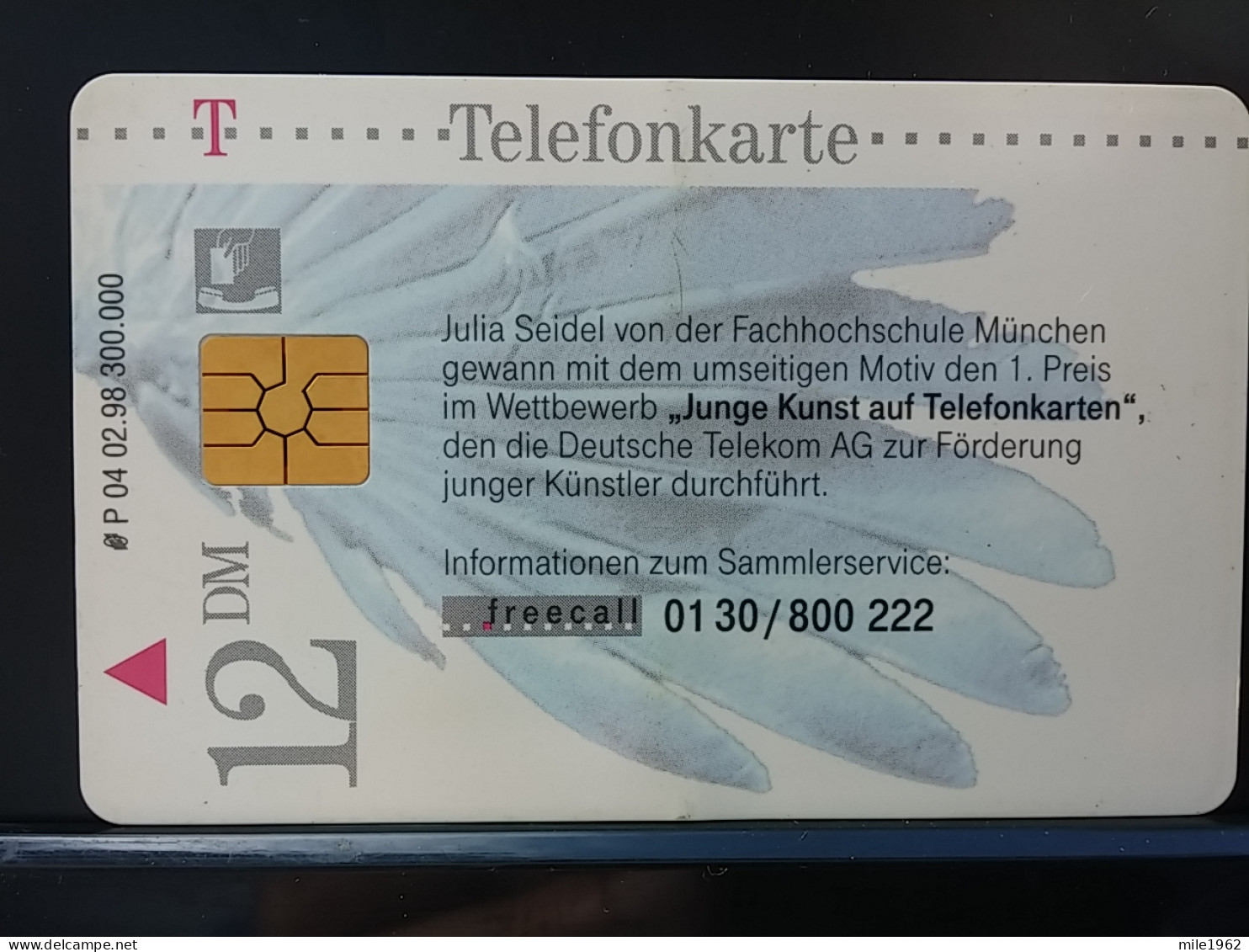 T-289 - GERMANY TELECARD, PHONECARD, BIRD, OISEAU - Sonstige & Ohne Zuordnung