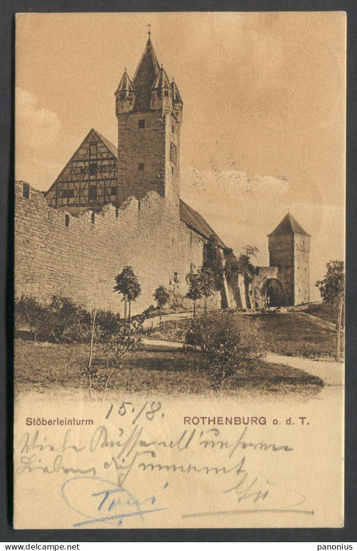 ROTHENBURG GERMANY, Year 1906 - Rothenburg (Rózbork)