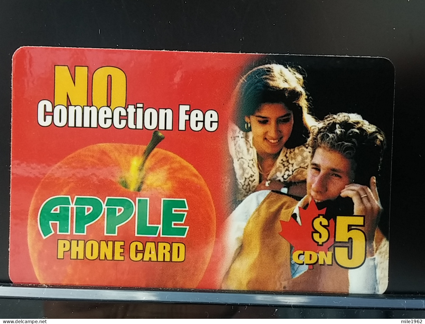 T-292 - CANADA TELECARD, PHONECARD, APPLE - Kanada