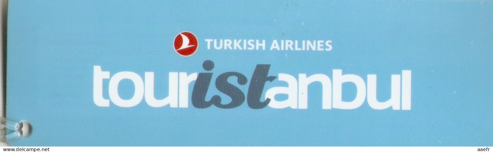 Turkish Airlines 2023 - Lot De 2 étiquettes à Bagages / Neuves - Aufklebschilder Und Gepäckbeschriftung