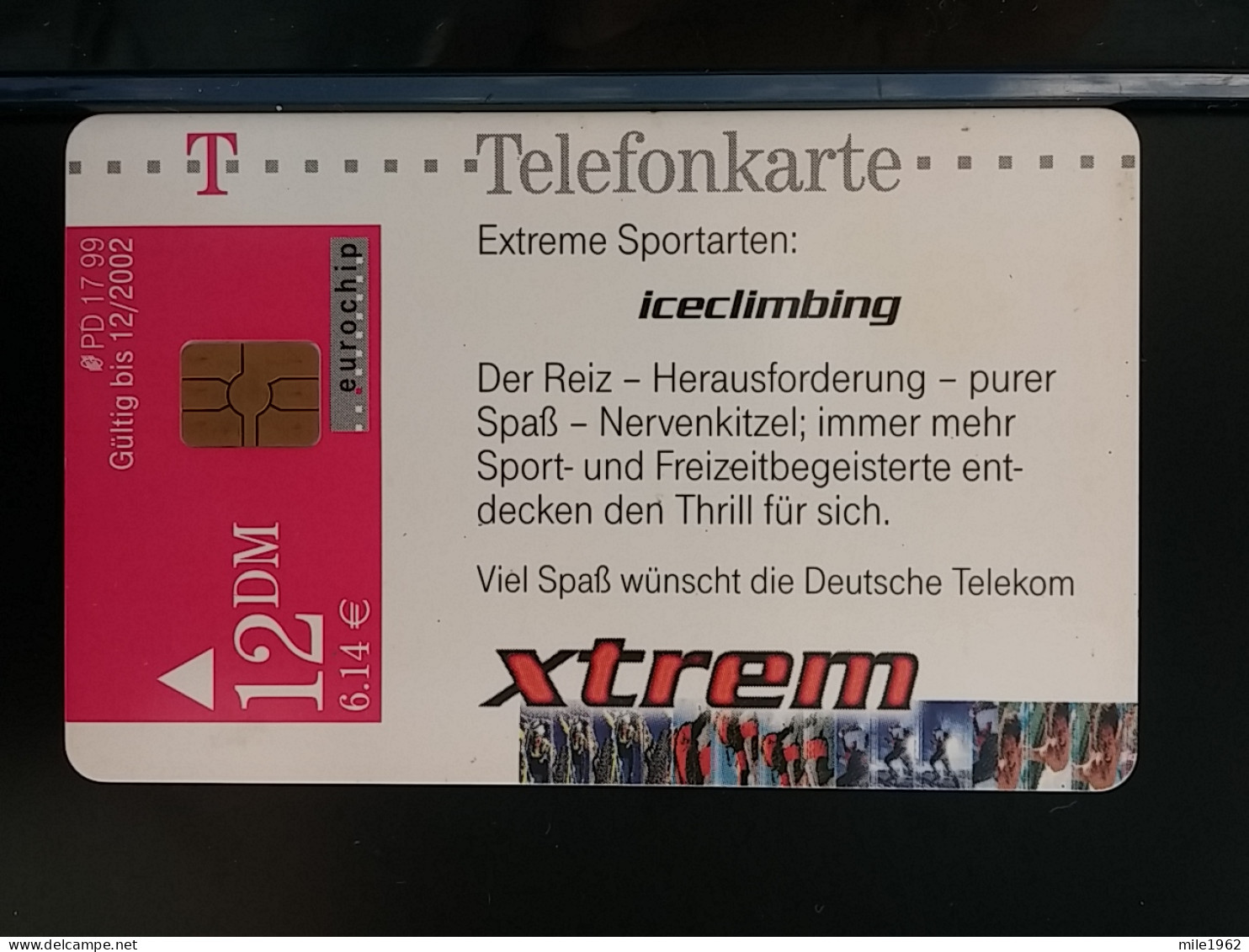 T-299 - GERMANY. TELECARD, PHONECARD, AXTREM ICECLIMBING - Andere & Zonder Classificatie