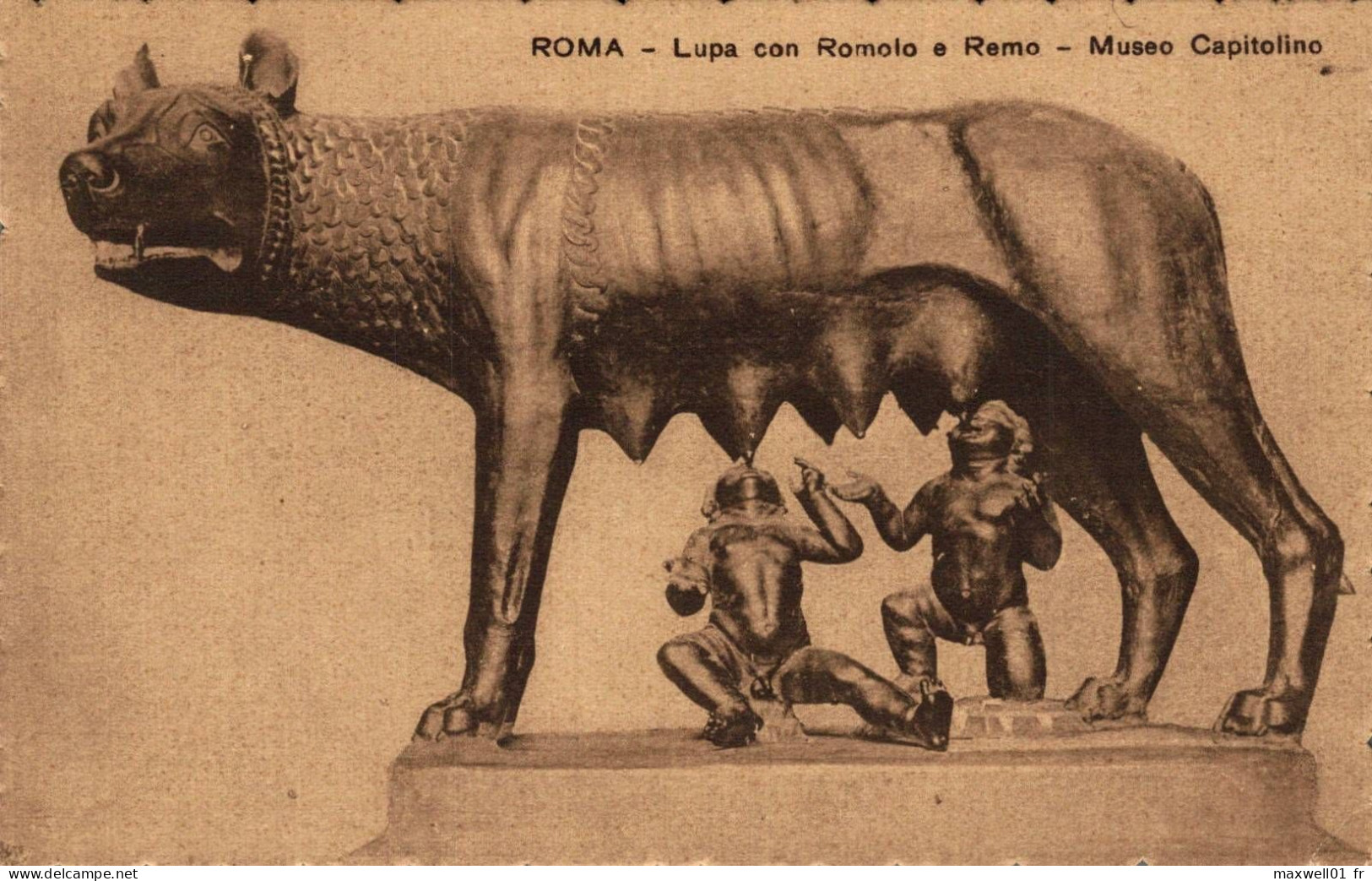 N0 - Roma - Lupa Con Romolo E Remo - Museo Capitolino - Romulus Et Remus - Musei