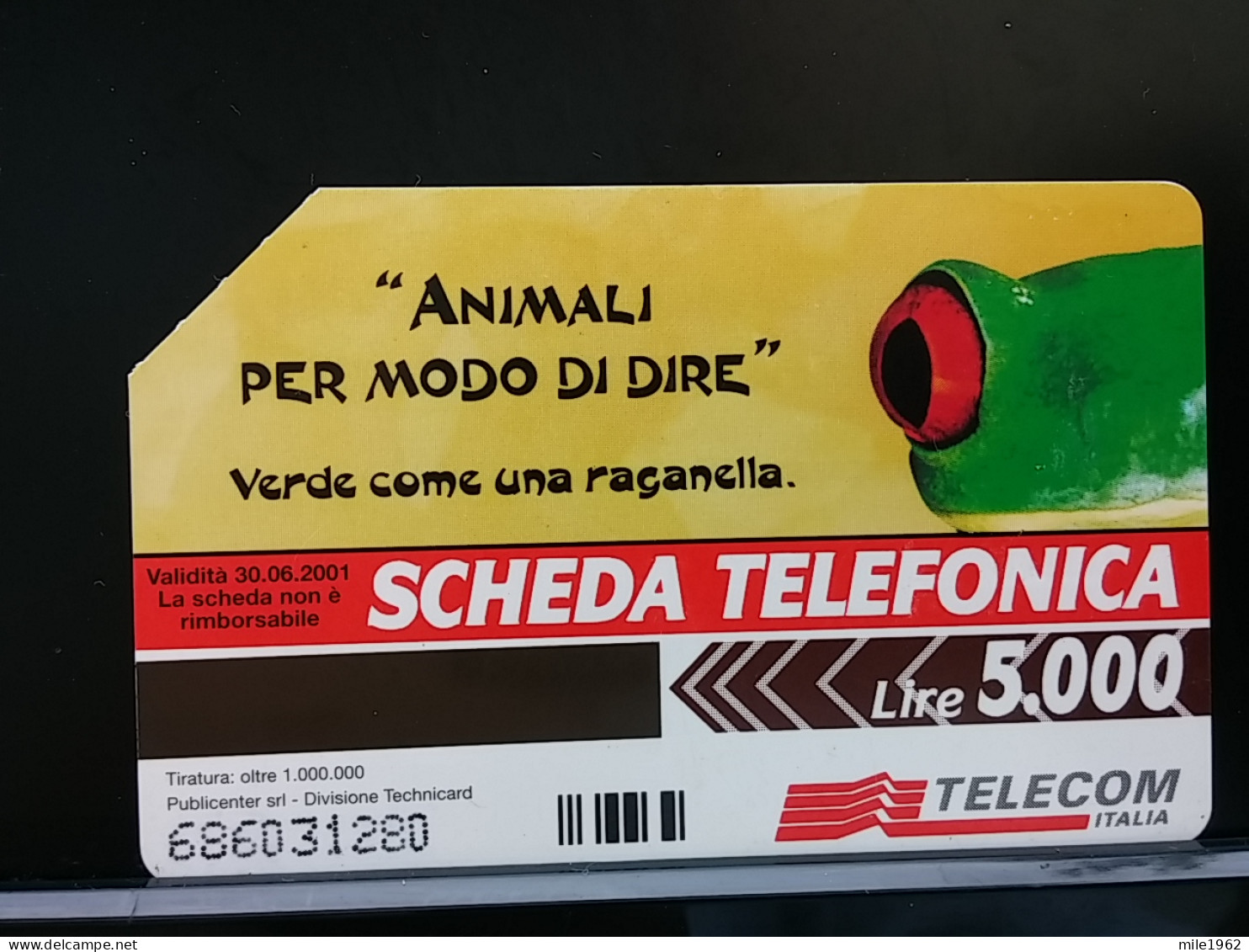 T-304 - ITALIA, ITALY TELECARD, PHONECARD, FROG, GRENOUILLE,  - Altri & Non Classificati