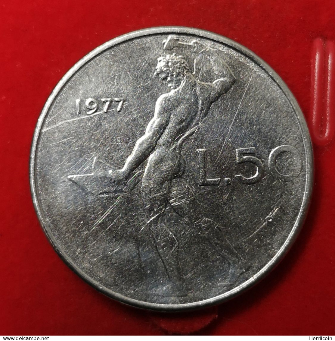 Monnaie Italie - 1977 - 50 Lire Grand Module - 50 Lire