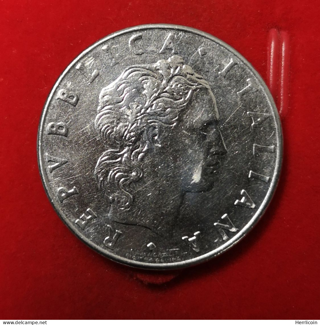 Monnaie Italie - 1977 - 50 Lire Grand Module - 50 Liras