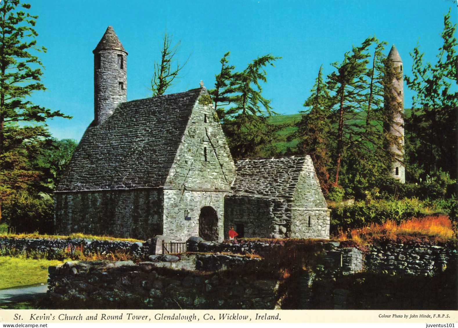 CPSM St.Kevin's Church And Round Tower,Glendalough   L2489 - Wicklow