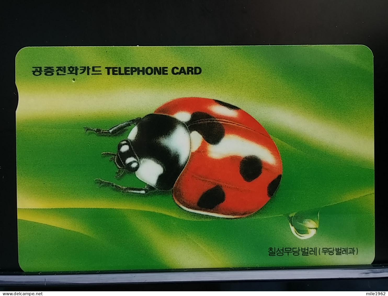 T-308 - KOREA TELECARD, PHONECARD, LADYBUG, COCCINELLE - Korea (Zuid)