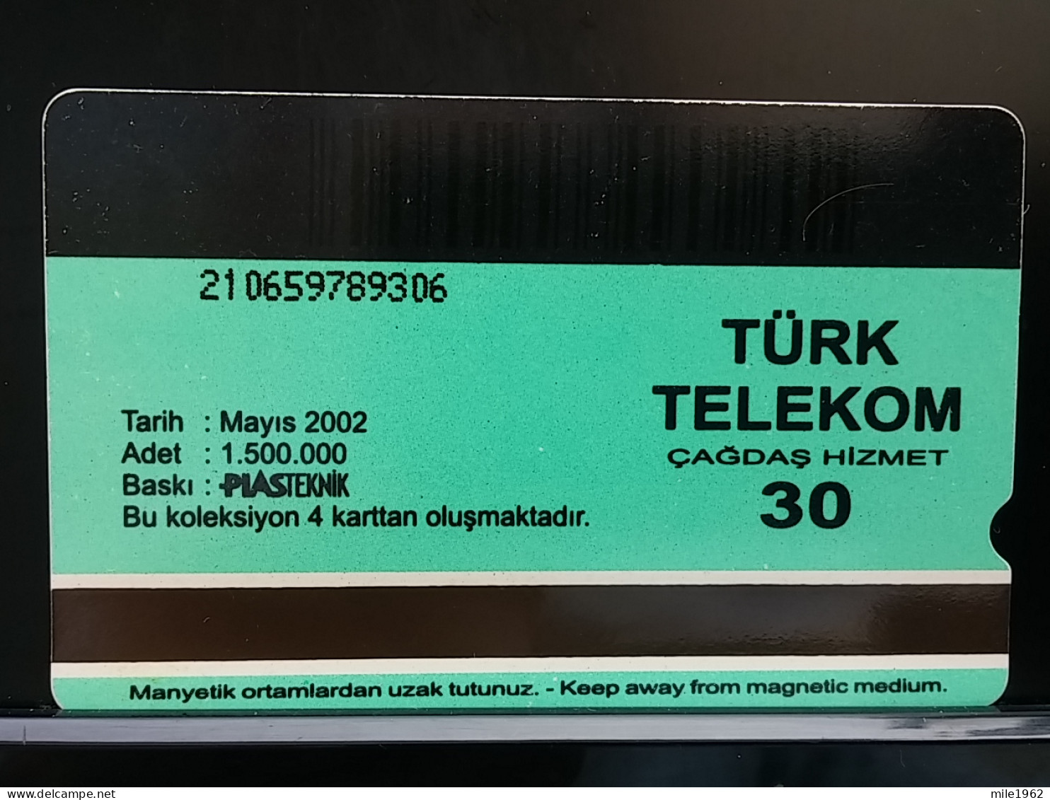 T-308 - TURKEY TELECARD, PHONECARD, DINOSAURUS, MUSEUM, MUSEE - Turquie