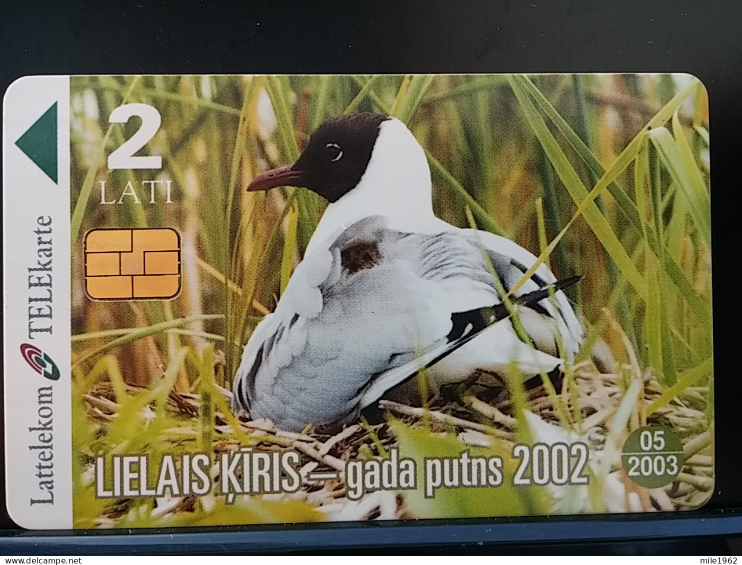T-312 - LATVIA TELECARD, PHONECARD, ANIMAL, BIRD, OISEAU - Latvia