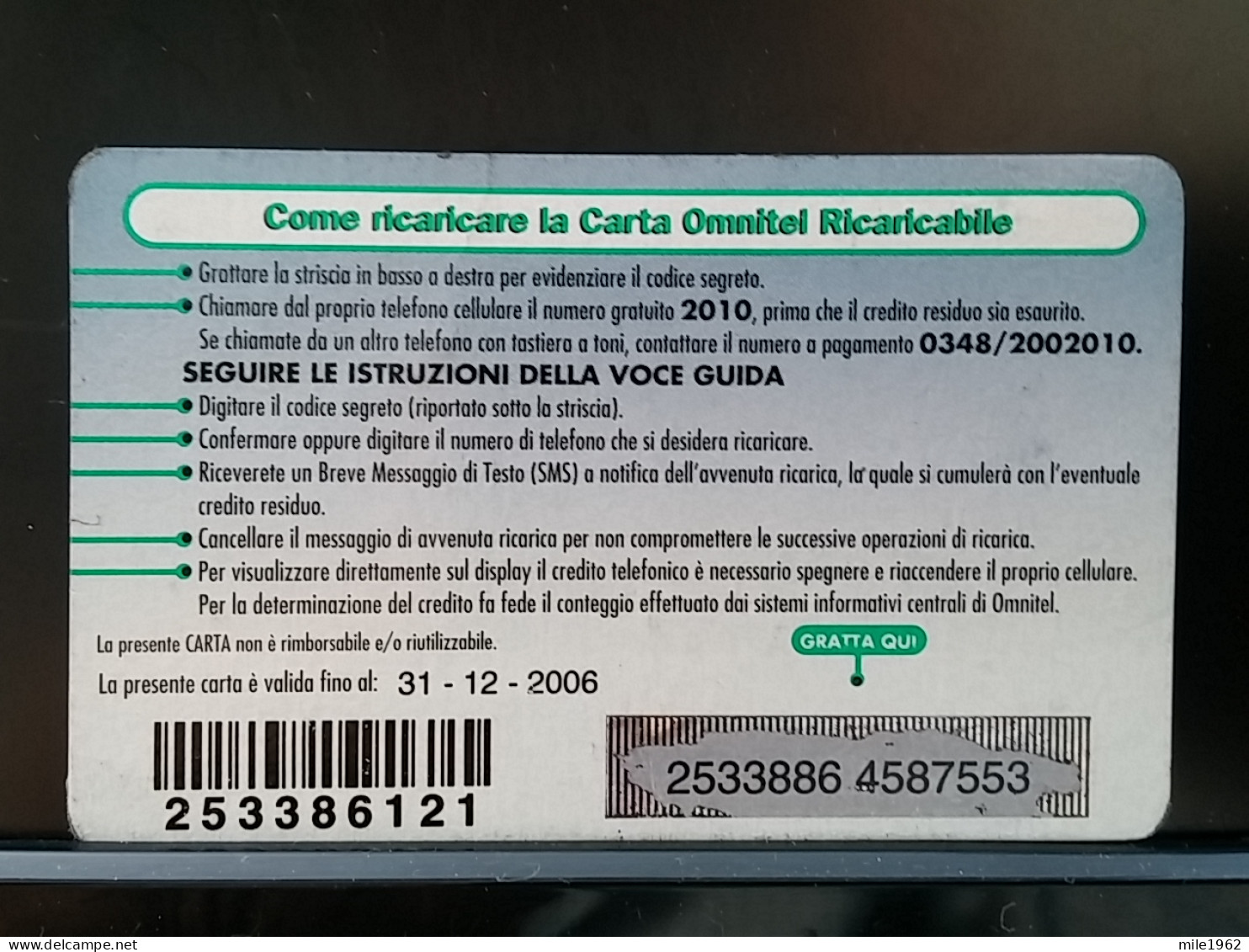 T-313 - ITALIA, ITALY TELECARD, PHONECARD, - Autres & Non Classés